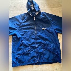 Lightweight 1/4 Zip Pullover Windbreaker Jacket Size L